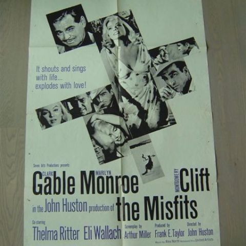 'The misfits' 1961 U.S. one-sheet